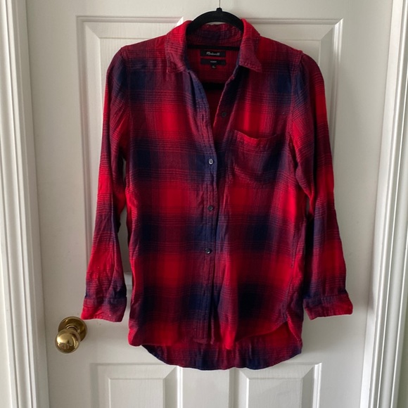 Madewell flannel. Size XS. Gently worn. - Picture 1 of 1